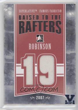 2012-13 In the Game Superlative Volume 3 - Famous Fabrics Raised to the Rafters - Silver ITG Vault Sapphire #RTR-55 - Larry Robinson /1