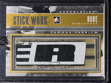 2012-13 In the Game Superlative Volume 3 - Famous Fabrics Stickwork - Silver #SW-01 - Pavel Bure /9 [Uncirculated]