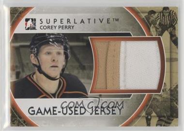 2012-13 In the Game Superlative Volume 3 - Game-Used Jersey - Silver #GUJ-06 - Corey Perry /30
