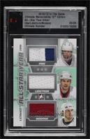 Arturs Irbe, Nicklas Lidstrom, Mike Modano [Uncirculated] #/24