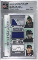 Nikolai Khabibulin, Jaromir Jagr, Chris Chelios [Uncirculated] #/24