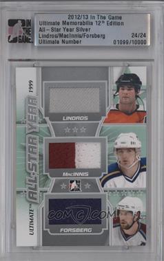 2012-13 In the Game Ultimate Memorabilia 12th Edition - All-Star Year - Silver #_LMF - Eric Lindros, Peter Forsberg, Al MacInnis /24 [Uncirculated]