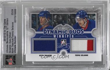 2012-13 In the Game Ultimate Memorabilia 12th Edition - Dynamic Duos - Silver #_KTTS - Keith Tkachuk, Teemu Selanne /24 [Uncirculated]