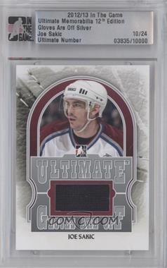 2012-13 In the Game Ultimate Memorabilia 12th Edition - Gloves Are Off - Silver #_JOSA - Joe Sakic /24 [Uncirculated]