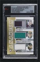 Guy Hebert, Ilya Bryzgalov, Jonas Hiller [Uncirculated] #/24