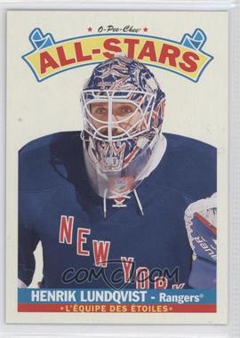 2012-13 O-Pee-Chee - All-Stars - Wrapper Redemption #AS-15 - Henrik Lundqvist