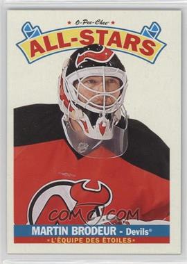 2012-13 O-Pee-Chee - All-Stars - Wrapper Redemption #AS-28 - Martin Brodeur