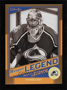 2012-13 O-Pee-Chee - Marquee Legend Gold - Retail #G3 - Patrick Roy