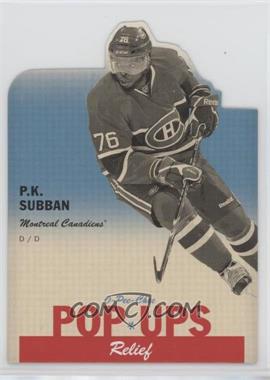 2012-13 O-Pee-Chee - Pop Ups #PU-29 - P.K. Subban