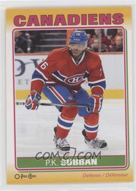 2012-13 O-Pee-Chee - Stickers #S-57 - P.K. Subban