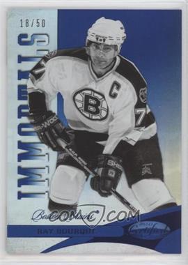 2012-13 Panini Certified - [Base] - Mirror Blue #124 - Immortals - Ray Bourque /50