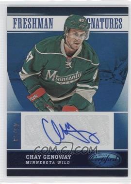 2012-13 Panini Certified - [Base] - Mirror Blue #163 - Freshman Signatures - Chay Genoway /99