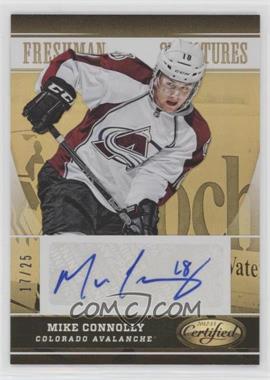 2012-13 Panini Certified - [Base] - Mirror Gold #174 - Freshman Signatures - Mike Connolly /25