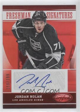 2012-13 Panini Certified - [Base] - Mirror Red #167 - Freshman Signatures - Jordan Nolan /199