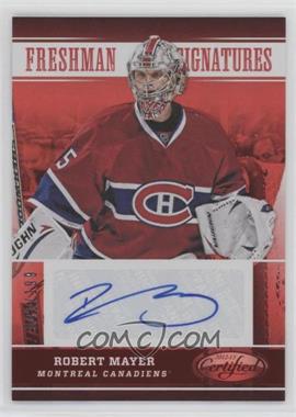 2012-13 Panini Certified - [Base] - Mirror Red #176 - Freshman Signatures - Robert Mayer /199