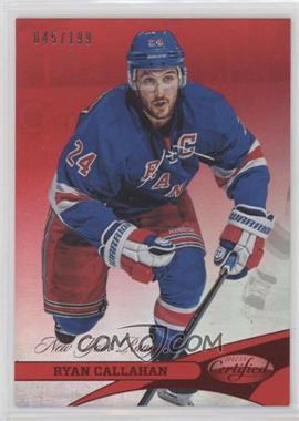 2012-13 Panini Certified - [Base] - Mirror Red #24 - Ryan Callahan /199