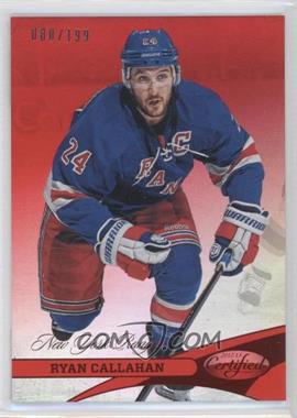 2012-13 Panini Certified - [Base] - Mirror Red #24 - Ryan Callahan /199