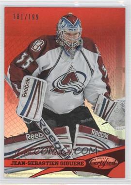 2012-13 Panini Certified - [Base] - Mirror Red #35 - Jean-Sebastien Giguere /199