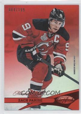 2012-13 Panini Certified - [Base] - Mirror Red #64 - Zach Parise /199