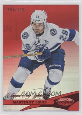 2012-13 Panini Certified - [Base] - Mirror Red #78 - Martin St. Louis /199