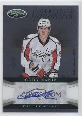 2012-13 Panini Certified - Certified Signatures #CS-CE - Cody Eakin