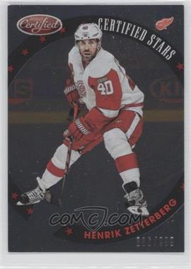 2012-13 Panini Certified - Certified Stars #S20 - Henrik Zetterberg /999