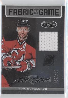 2012-13 Panini Certified - Fabric of the Game #FOG-IK - Ilya Kovalchuk /299