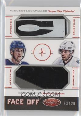 2012-13 Panini Certified - Face Off Dual Sticks #FO-VLRK - Ryan Kesler, Vincent Lecavalier /20