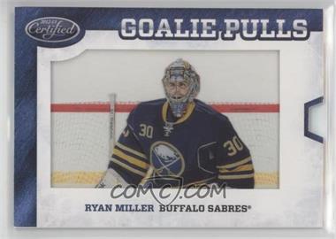 2012-13 Panini Certified - Goalie Pulls #GP38 - Ryan Miller