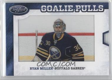 2012-13 Panini Certified - Goalie Pulls #GP38 - Ryan Miller