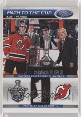 2012-13 Panini Certified - Path to the Cup Conference Trophy - Jerseys Prime #PCCT1 - Zach Parise /5