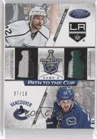 Trevor Lewis, Henrik Sedin [Noted] #/10