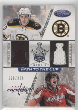 2012-13 Panini Certified - Path to the Cup Quarterfinals - Dual Jerseys #PCQF34 - Tyler Seguin, Alex Ovechkin /250