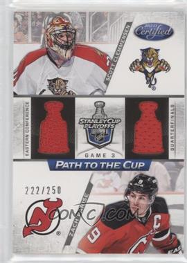 2012-13 Panini Certified - Path to the Cup Quarterfinals - Dual Jerseys #PCQF38 - Scott Clemmensen, Zach Parise /250