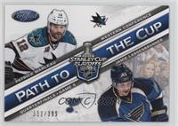 Jamie Langenbrunner, Patrick Marleau #/399