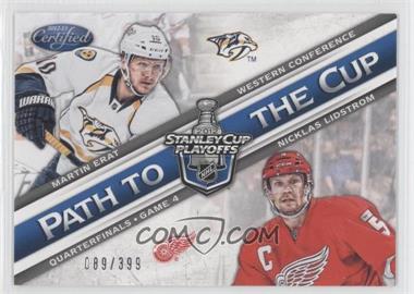 2012-13 Panini Certified - Path to the Cup Quarterfinals #PCQF20 - Martin Erat, Nicklas Lidstrom /399