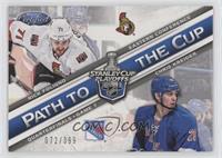 Nick Foligno, Chris Kreider #/399