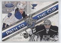 Jonathan Quick, T.J. Oshie [EX to NM] #/299