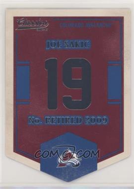 2012-13 Panini Classics Signatures - Banner Numbers #EN27 - Joe Sakic