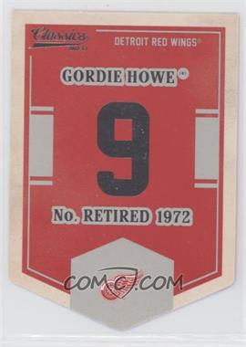 2012-13 Panini Classics Signatures - Banner Numbers #EN30 - Gordie Howe