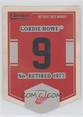 2012-13 Panini Classics Signatures - Banner Numbers #EN30 - Gordie Howe