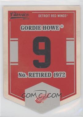 2012-13 Panini Classics Signatures - Banner Numbers #EN30 - Gordie Howe