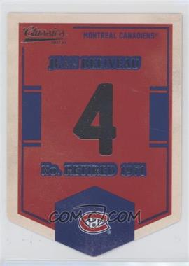 2012-13 Panini Classics Signatures - Banner Numbers #EN40 - Jean Beliveau