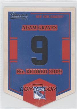 2012-13 Panini Classics Signatures - Banner Numbers #EN54 - Adam Graves