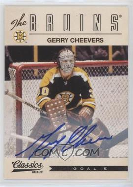 2012-13 Panini Classics Signatures - [Base] - Autographs #118 - Gerry Cheevers