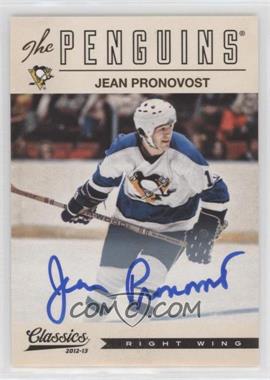 2012-13 Panini Classics Signatures - [Base] - Autographs #163 - Jean Pronovost