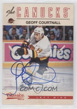 2012-13 Panini Classics Signatures - [Base] - Autographs #27 - Geoff Courtnall