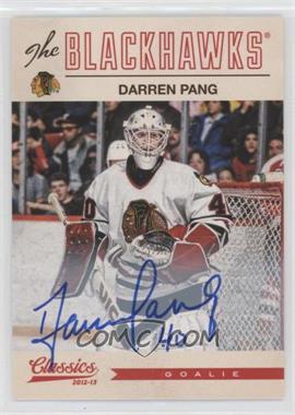 2012-13 Panini Classics Signatures - [Base] - Autographs #82 - Darren Pang