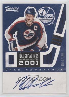 2012-13 Panini Classics Signatures - Inaugural Inks #INK-DH - Dale Hawerchuk /100