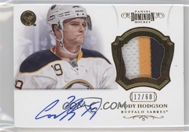 2012-13 Panini Dominion - Autographed Patch #56 - 2013-14 Rookie Anthology Update - Cody Hodgson /60